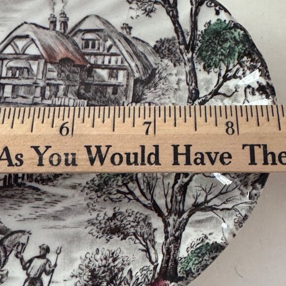 3 Yorkshire Staffordshire England Hand-Engraved Ironstone Bowls Oval Round 4405 - Picture 9 of 11